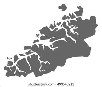 Map More Og Romsdal Norway Stock Vector (Royalty Free) 493545211 | Shutterstock