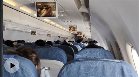 Viral Video Passengers Scream Hysterically After Plane Wings Start