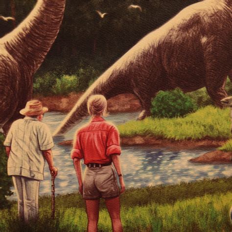 Jurassic Park Limited Edition 30th Anniversary Art Print Fanattik