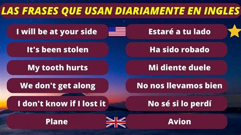 👉las Frases Necesarias Que Usan Diariamente Para Aprender Ingles Para