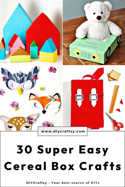 30 Diy Cereal Box Crafts And Projects To Do
