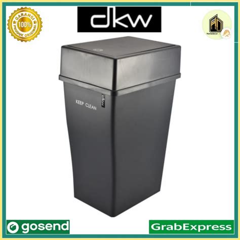 Jual Dkw 20 Ltr Tempat Sampah Plastik Abu Abu Tempat Sampah Indoor