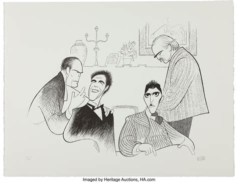 An Al Hirschfeld Signed Limited Edition Print From The Lot 46213 Heritage Auctions