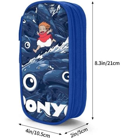 Ponyo Anime Trousse D Impression Personnalis E Bleu Cdiscount