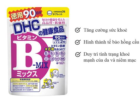 Dhc Vitamin B Mix Vi N U Ng B Sung Vitamin B T Ng H P Ng Y