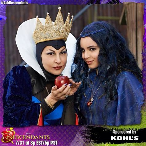 Kathy Najimy And Sofia Carson Evil Begets Evil Disney Descendants