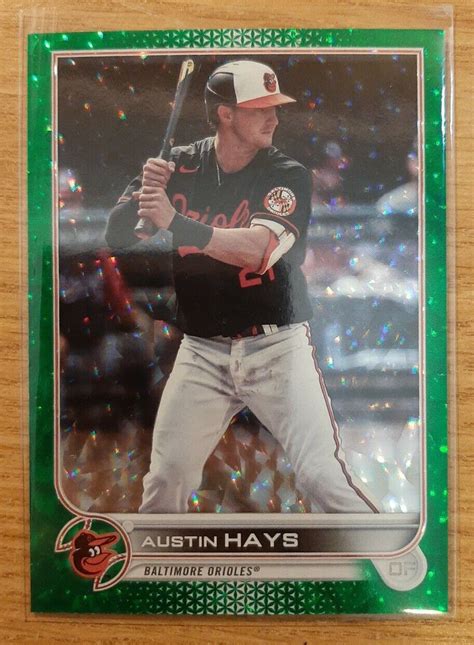 2022 TOPPS GREEN FOIL AUSTIN HAYS 415 BALTIMORE ORIOLES 451 499 EBay