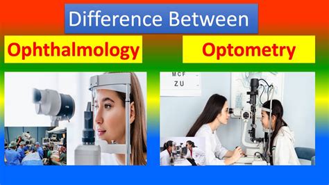 Difference Between Optometry And Ophthalmology Youtube