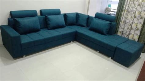 8 Seater Velvet Corner Sofa Set At Rs 38000set In Ahmedabad Id