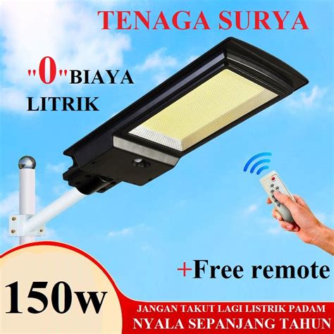 Jual Lampu Pju Solar 150w Lampu Jalan Solar Led Tenaga Matahari