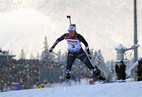 Biathlon Tandrevold Remporte Le Sprint De Ruhpolding Jeanmonnot Au