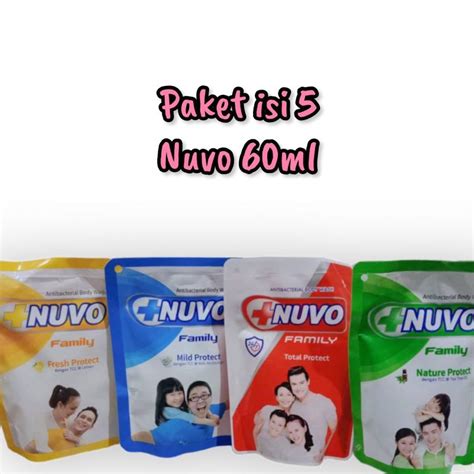 Jual Nuvo Sabun Mandi Cair Isi Varian Ml Shopee Indonesia