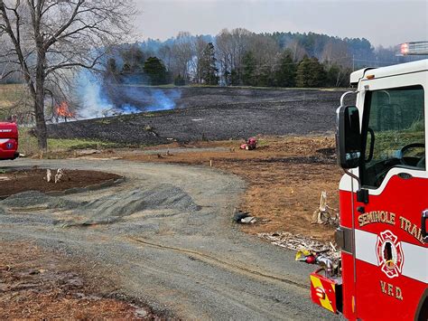 35 Acres Razed In Albemarle Brush Fire Caused By Open Air Burn Some