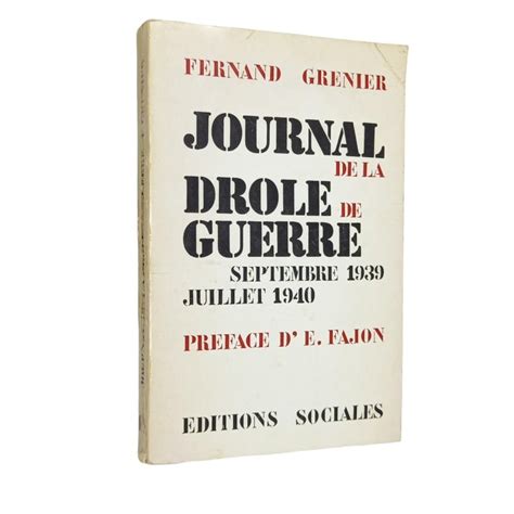 Journal De La Dr Le De Guerre Septembre Juillet