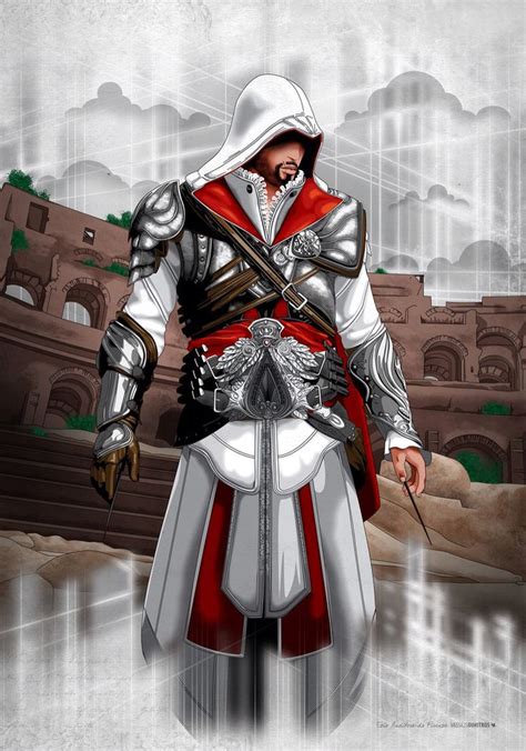 Ezio Auditore Brotherhood Assassins Creed Assassins Creed Art