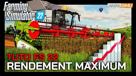 Tuto Farming Simulator 22 Comment Booster Les Rendements Des Cultures