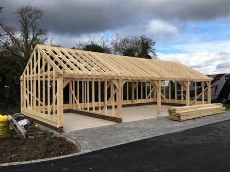 Oak Framed Garages Outbuildings Suffolk Norfolk Top Notch Oak