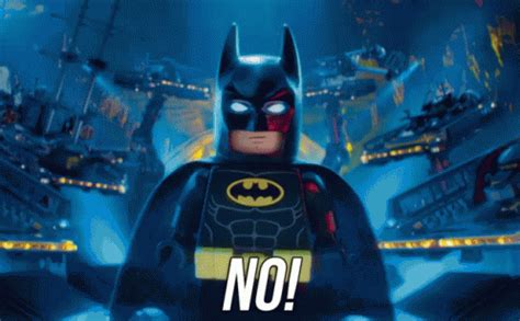 No! GIF - Lego Batman Lego Batman Movie No - Discover & Share GIFs