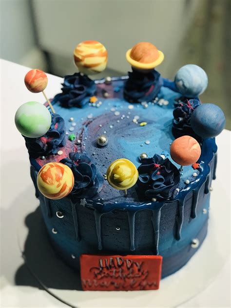 Solar System Birthday Cake