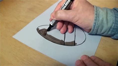 3d Drawing Hole For Kids How To Draw 3d Hole Trick Art On Paper