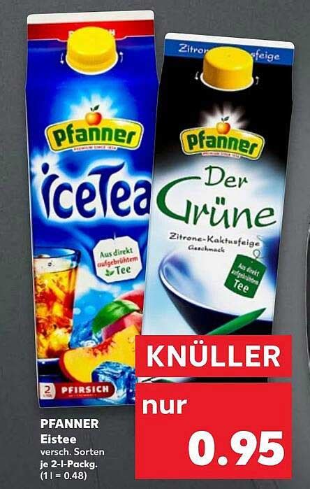 Pfanner Eistee Angebot Bei Kaufland Prospekte De