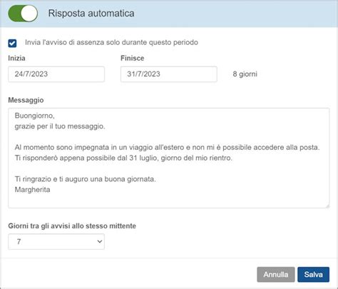 Come Impostare La Risposta Automatica Di Libero Mail