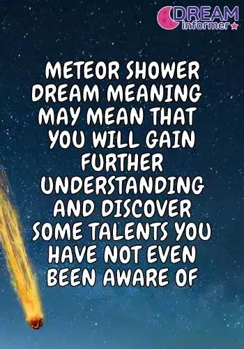 Meteor Shower Dream Meaning And Symbolism Dream Informer