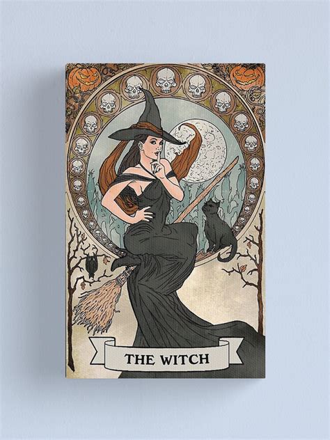 The Witch Tarot Card Poster Witch Poster Witch Art Witch Wall Art