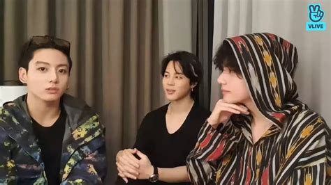 [eng Sub] Bts V Taehyung Jimin And Jungkook Live Vlive Part 1 Youtube