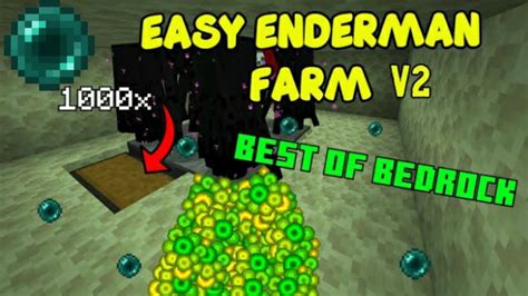 How To Build An Enderman Farm Minecraft