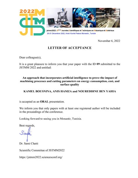 Pdf Jstmm 2022 Letter Of Acceptance