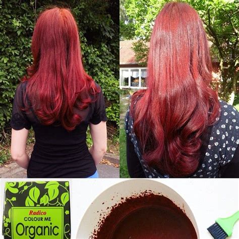 weinrot mit Henna Haare natürlich färben mit dem Wine Red von Radico