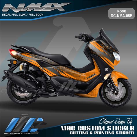 Decal Nmax New Sticker Full Block Nmax Dc Nma