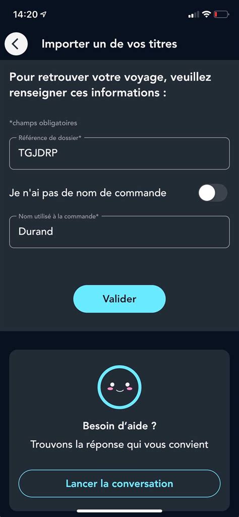 Importer Son Voyage Sur L Application Sncf Connect Sncf Connect