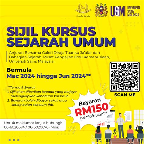 Galeri Diraja Tuanku Jaafar Pendaftaran Sijil Kursus