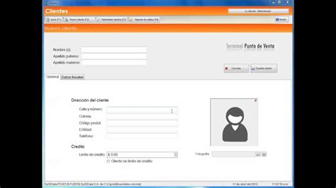 Dar De Alta Clientes En Programa De Punto De Venta Youtube