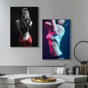 Modern Nude Art Canvas Posters And Prints Sexy Women Wall Art Pictures For Living Room Bedroom