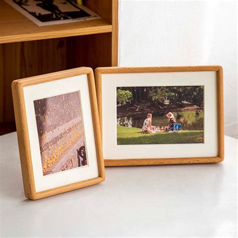 Solid Wood Walnut Photo Frame Photo Frame Holder Rustic Picture Frame