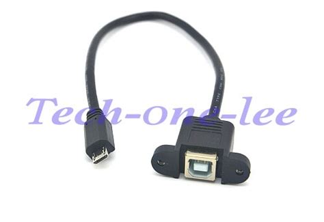 Usb Type B Female To Micro 5pin Male Extension Cab Vicedeal