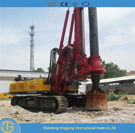 Hydraulic Bored Piling Deep Well Oil Crawler Drilling Rig Machine For