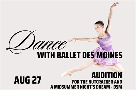 Audition — Ballet Des Moines