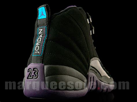 Air Jordan XII (12) GS - Black / Varsity Purple- SneakerFiles