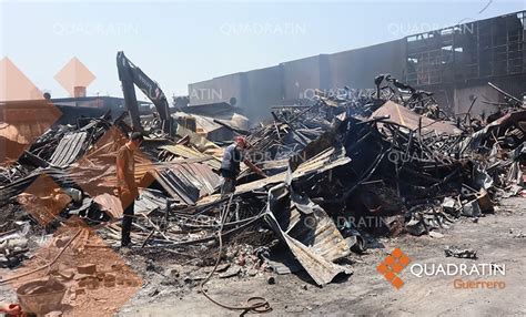 Inician Peritajes Y Censo Por Incendio En Mercado Central De Acapulco