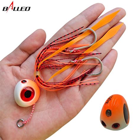 Deep Sea Kabura Jigging G G G Metal Slow Jig Head With Rubber