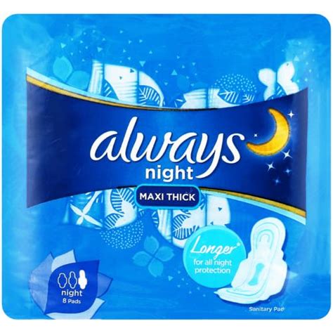 Always® Maxi Night Time Thick Sanitary Pads 8smeshextra Long