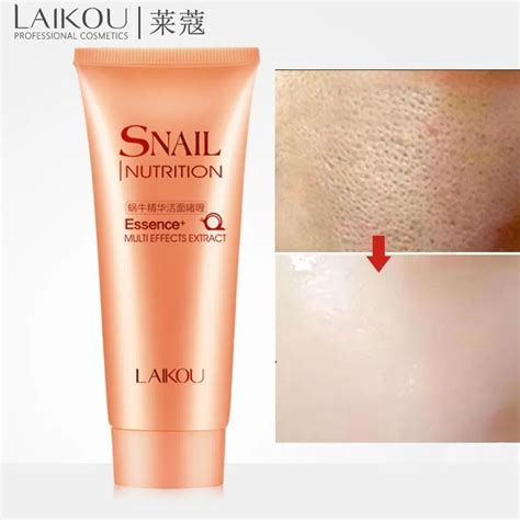 Aliexpress Buy Laikou Snail Facial Cleanser Snail Nutrition