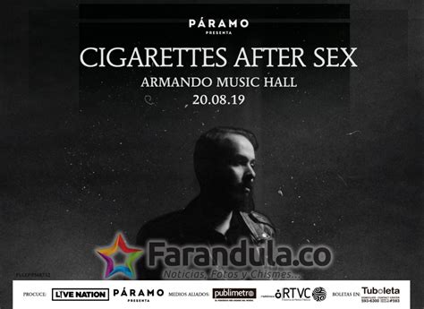 Cigarettes After Sex Por Primera Vez En Colombia