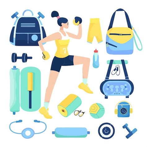 Premium Vector | Sport accessories