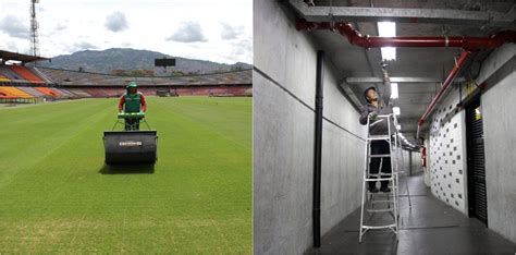 Avanzan las obras de remodelación del estadio Atanasio Girardot de cara