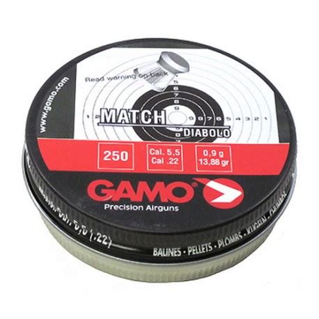 Match Pellets Flat Nose Cal Gamo Outdoority